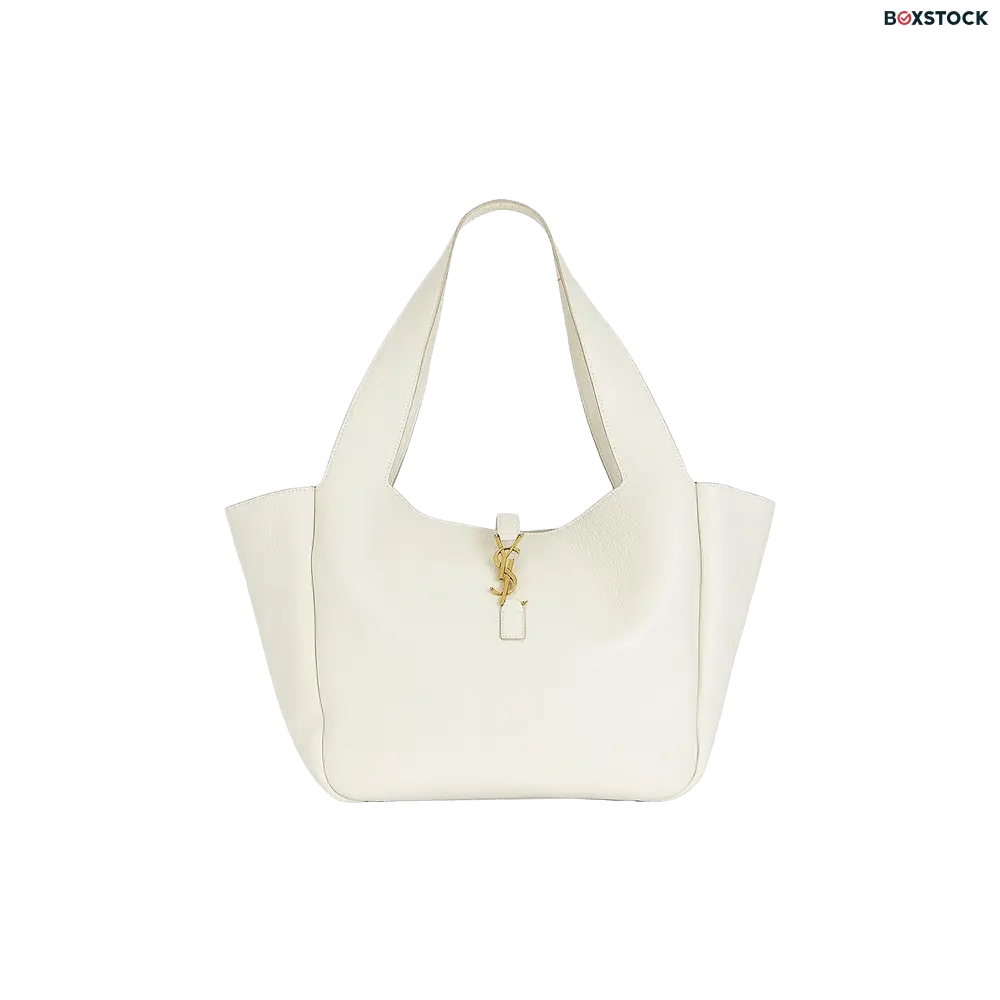 Saint Laurent Le 5 À 7 Bea 'Soft Cream/Dark Beige' White Spring/Summer 2024