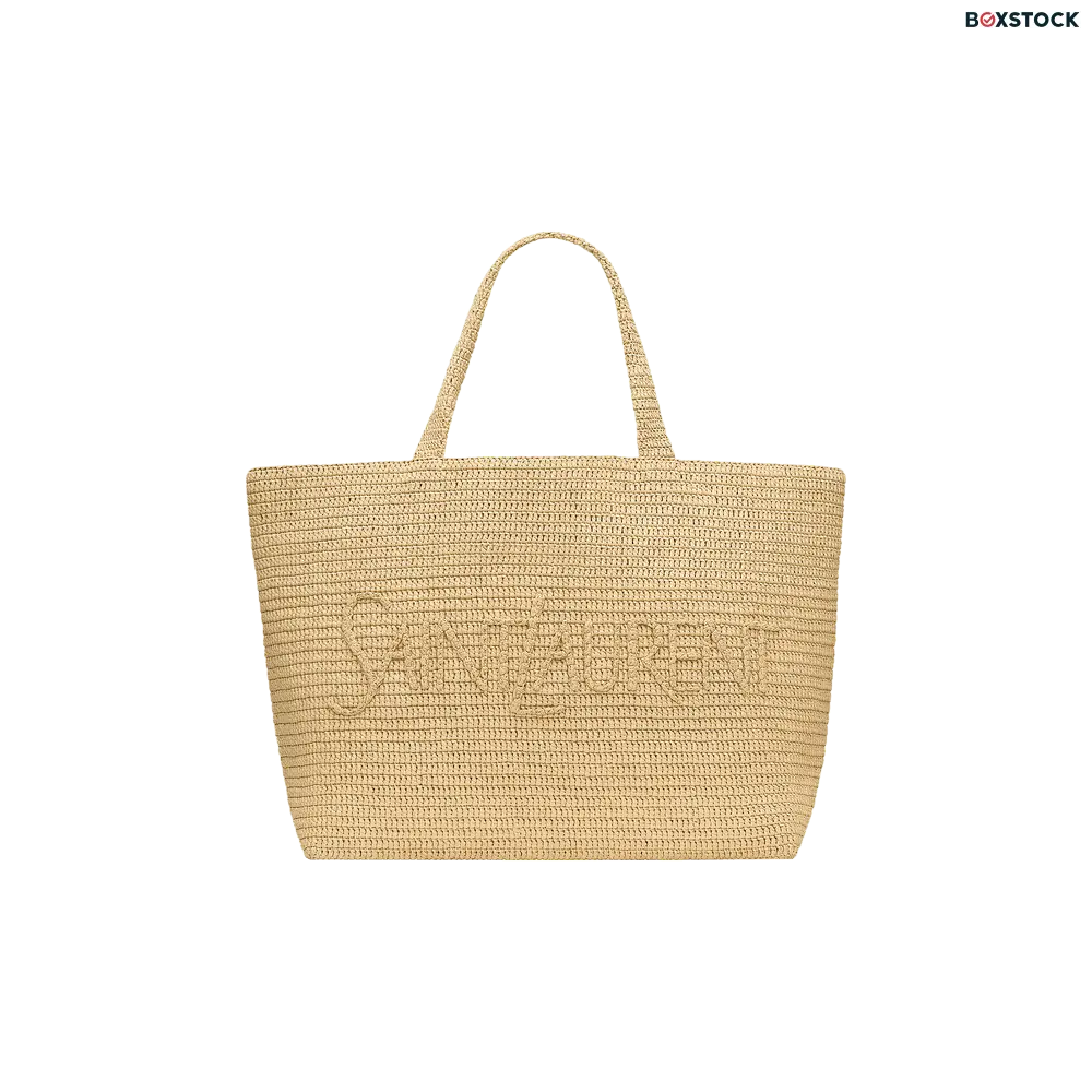 Saint Laurent Raffia Tote 'Tan' Spring/Summer 2024