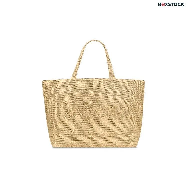 Saint Laurent Raffia Tote 'Tan' Spring/Summer 2024