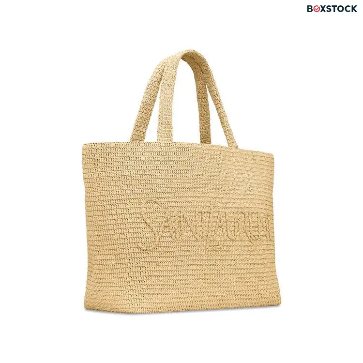 Saint Laurent Raffia Tote 'Tan' Spring/Summer 2024