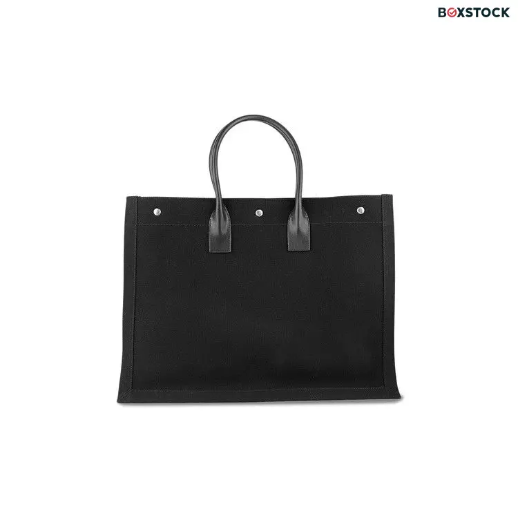 Saint Laurent Rive Gauche Tote Bag 'Black/White' Fall/Winter 2023