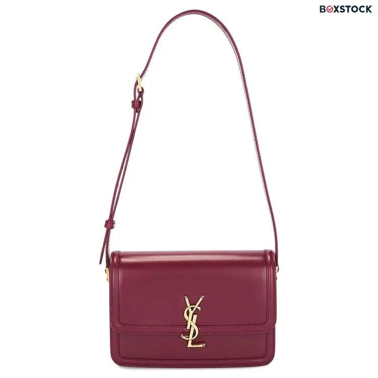 Saint Laurent Solferino Medium Satchel 'Dark Bordeaux' Brown Spring/Summer 2024