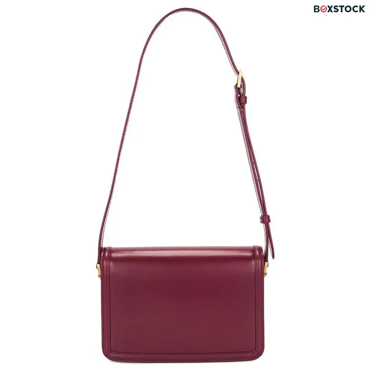 Saint Laurent Solferino Medium Satchel 'Dark Bordeaux' Brown Spring/Summer 2024
