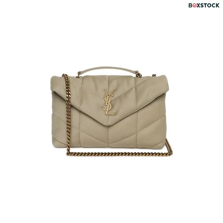 Saint Laurent Toy Puffer Bag 'Cool/Beige/Cool/Beig' Tan Spring/Summer 2024