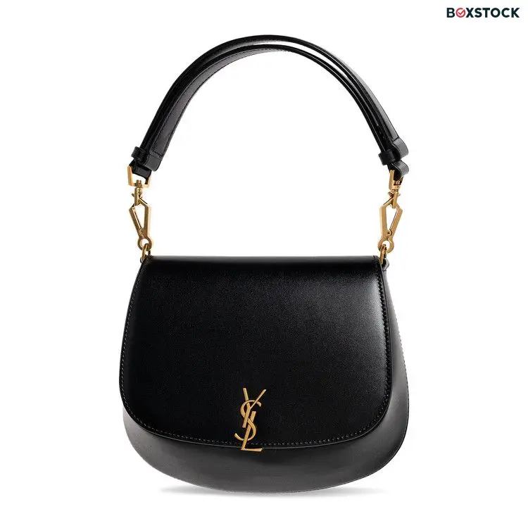 Saint Laurent Voltaire Leather Top Handle 'Black'