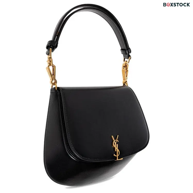 Saint Laurent Voltaire Leather Top Handle 'Black'