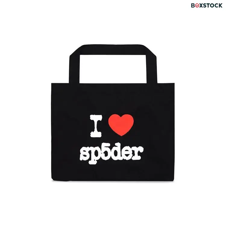 Sp5der Souvenir XL Tote Bag 'Black' Spring/Summer 2024