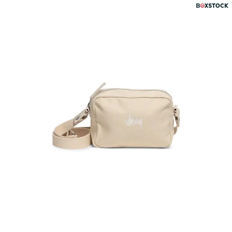 Stussy Canvas Side Pouch 'Natural' Cream Spring/Summer 2022