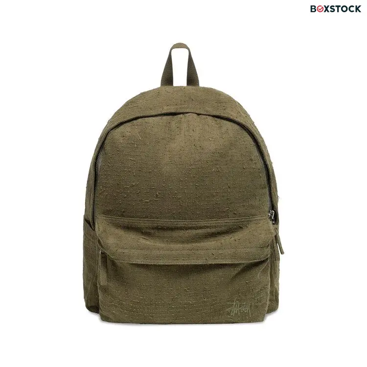 Stussy Needle Punch Backpack 'Olive' Green Fall/Winter 2024