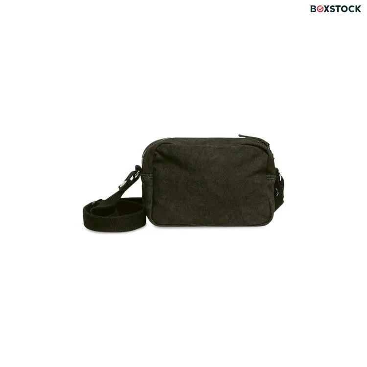 Stussy Needle Punch Side Pouch 'Washed Black' Fall/Winter 2024
