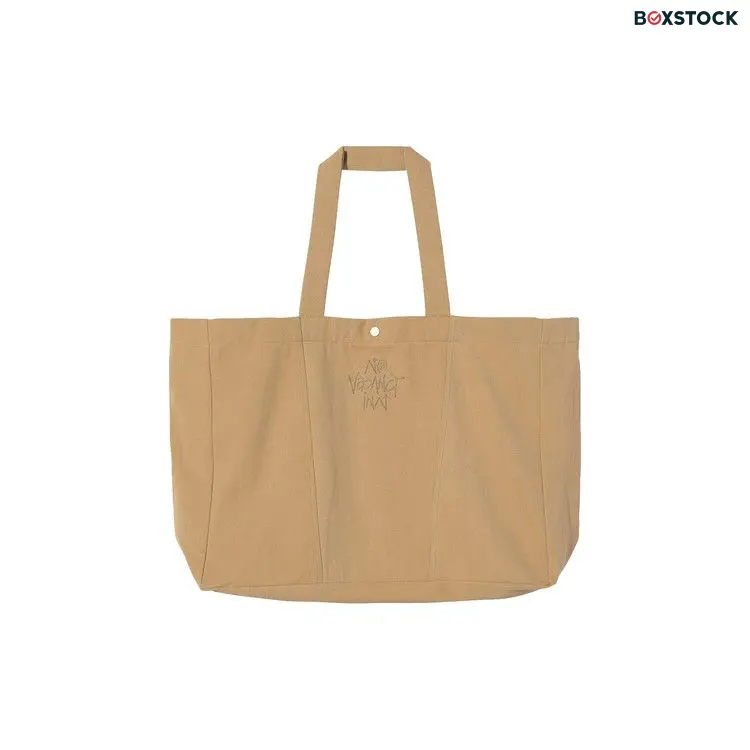Stussy x No Vacancy Inn Oversized Canvas Tote 'Beige' Tan Fall/Winter 2020