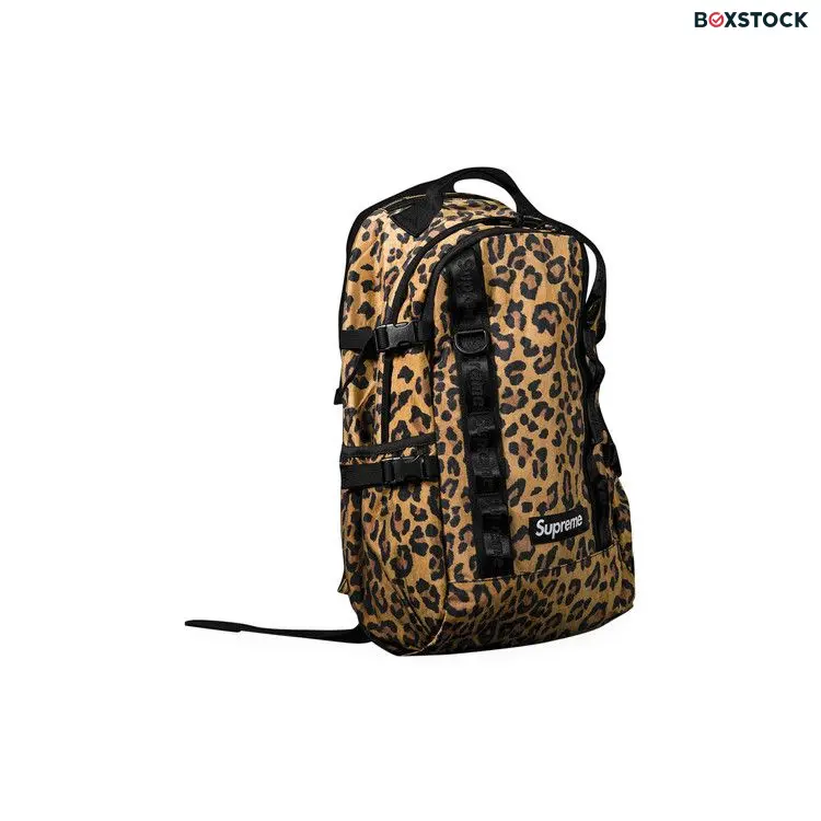 Supreme Backpack 'Leopard' Brown Fall/Winter 2020