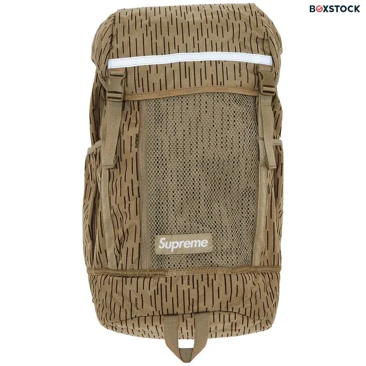 Supreme Backpack 'Tan Raindrop' Fall/Winter 2024