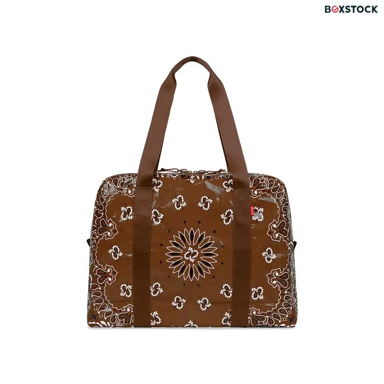 Supreme Bandana Tarp Small Duffle Bag 'Brown' Spring/Summer 2021