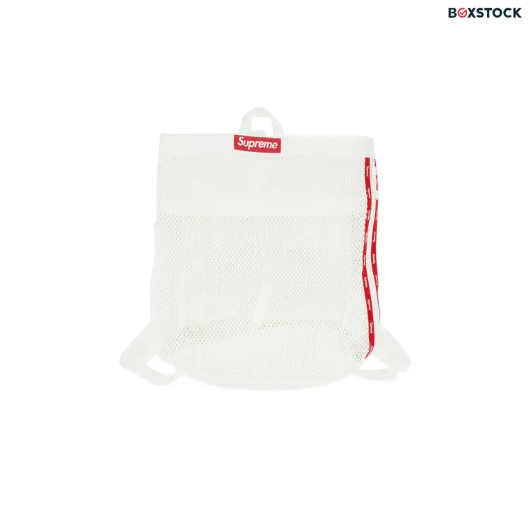 Supreme Mesh Backpack 'White' Spring/Summer 2023