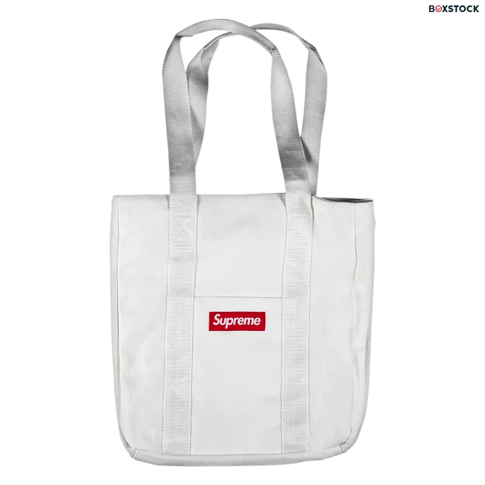 Supreme Canvas Tote 'White' Fall/Winter 2020
