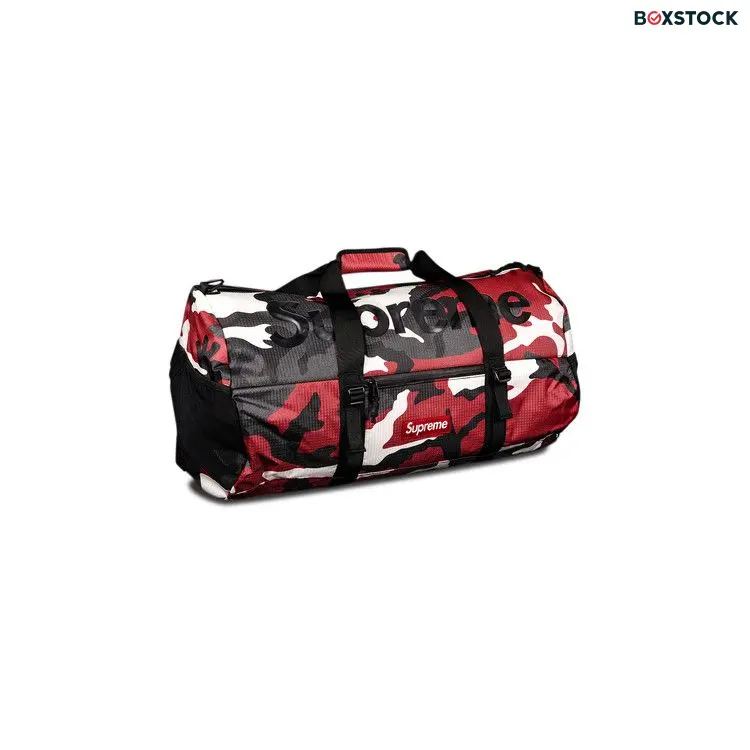 Supreme Duffle Bag 'Red Camo' Spring/Summer 2021