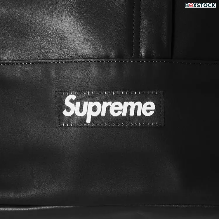 Supreme Leather Backpack 'Black' Fall/Winter 2024