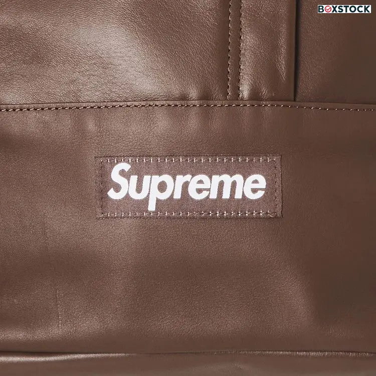 Supreme Leather Backpack 'Brown' Fall/Winter 2024