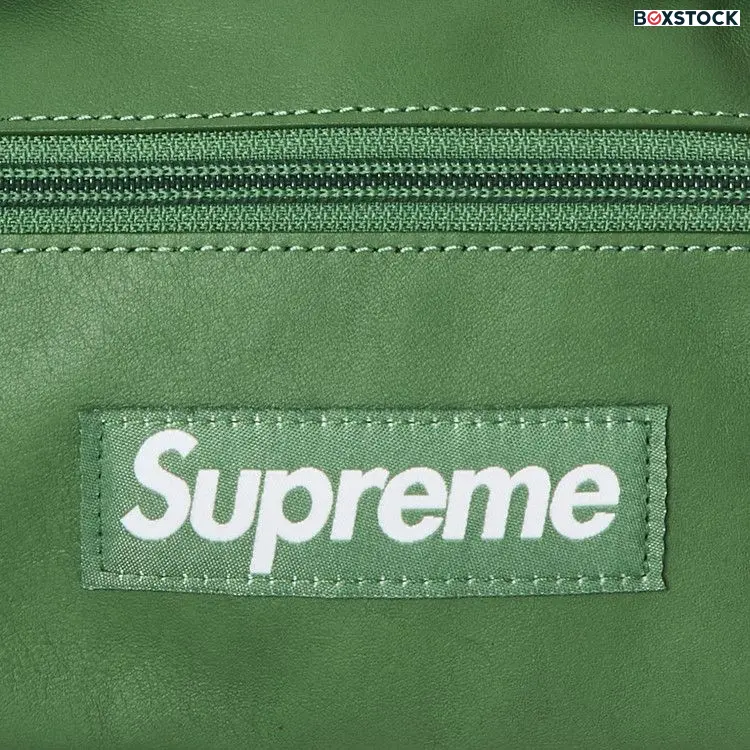 Supreme Leather Waist Bag 'Green' Fall/Winter 2024