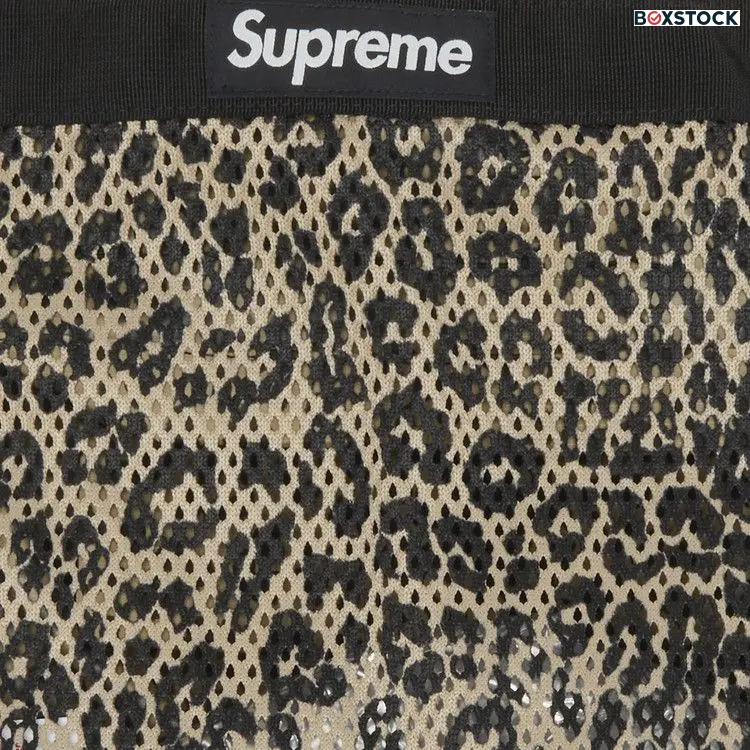 Supreme Mesh Backpack 'Leopard' Tan Spring/Summer 2023
