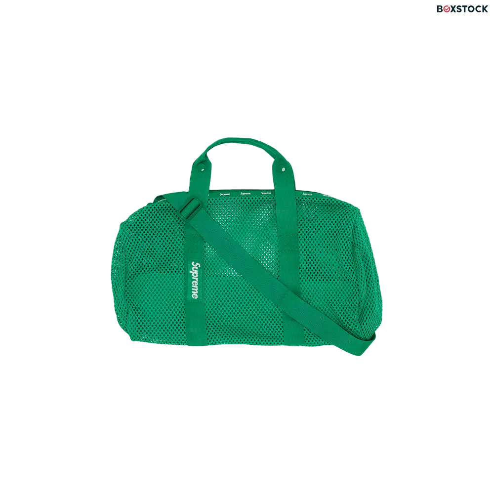 Supreme Mesh Duffle Bag 'Green' Spring/Summer 2023
