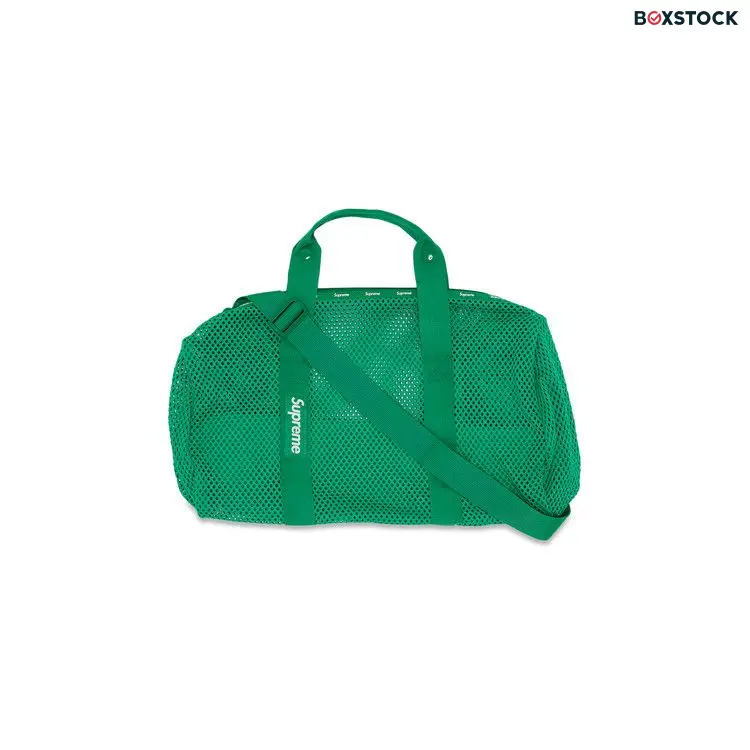 Supreme Mesh Duffle Bag 'Green' Spring/Summer 2023