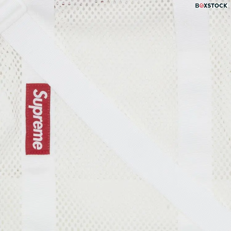 Supreme Mesh Duffle Bag 'White' Spring/Summer 2023