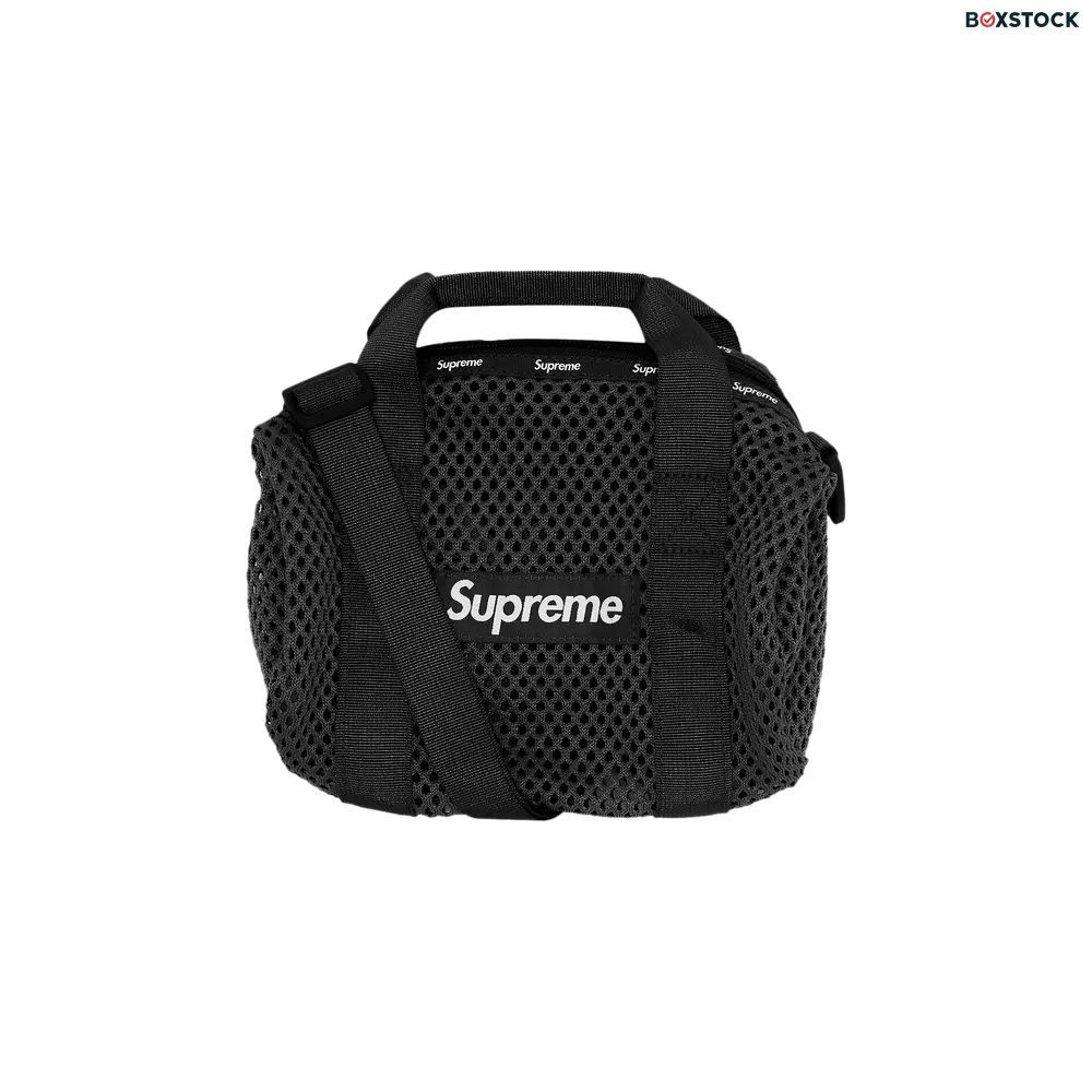 Supreme Mesh Mini Duffle Bag 'Black' Spring/Summer 2023