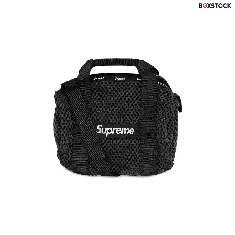 Supreme Mesh Mini Duffle Bag 'Black' Spring/Summer 2023