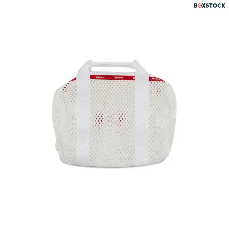 Supreme Mesh Mini Duffle Bag 'White' Spring/Summer 2023