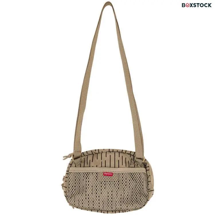 Supreme Mini Side Bag 'Tan Raindrop' Fall/Winter 2024
