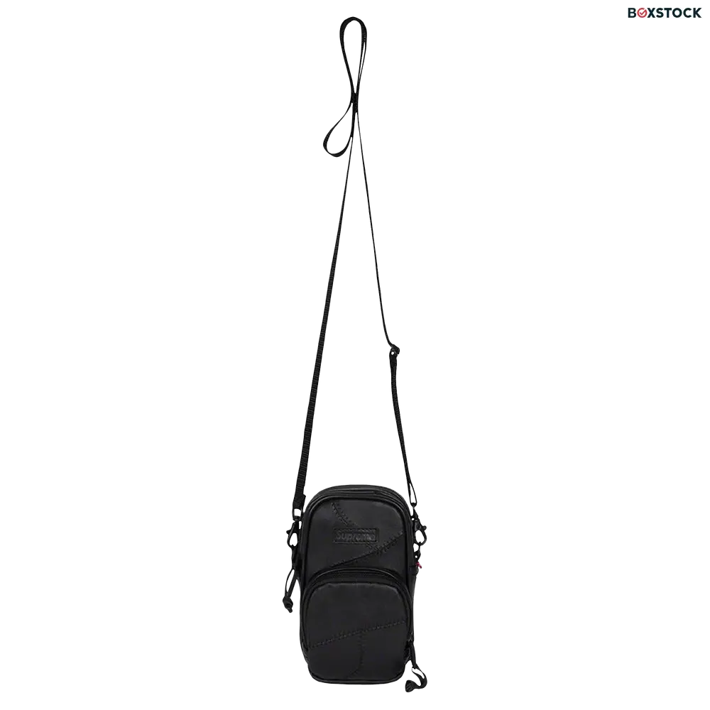 Supreme Patchwork Leather Small Shoulder Bag 'Black' Fall/Winter 2019