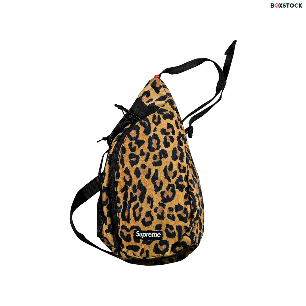 Supreme Sling Bag 'Leopard' Brown Fall/Winter 2020