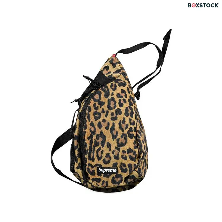 Supreme Sling Bag 'Leopard' Brown Fall/Winter 2020