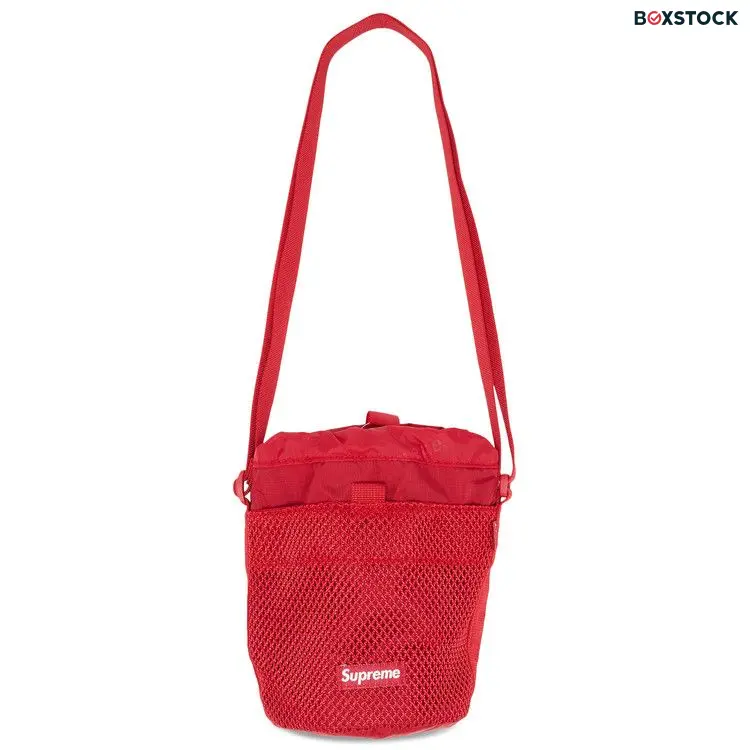 Supreme Small Cinch Pouch 'Red' Fall/Winter 2023