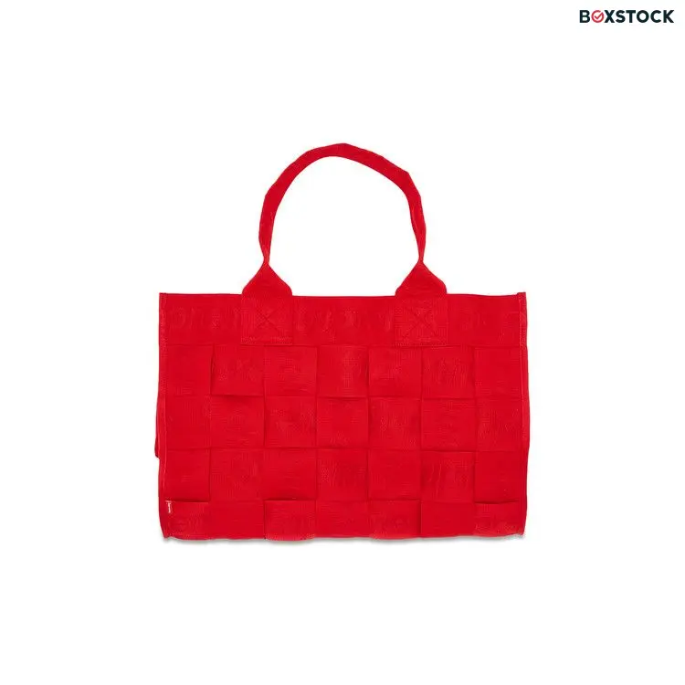 Supreme Woven Large Tote Bag 'Red' Spring/Summer 2023