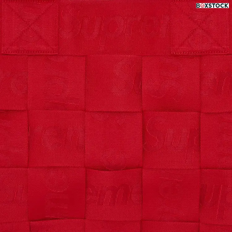 Supreme Woven Large Tote Bag 'Red' Spring/Summer 2023