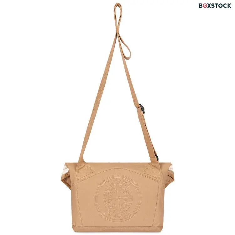 Supreme x Stone Island Stripe Messenger Bag 'Tan' Spring/Summer 2022