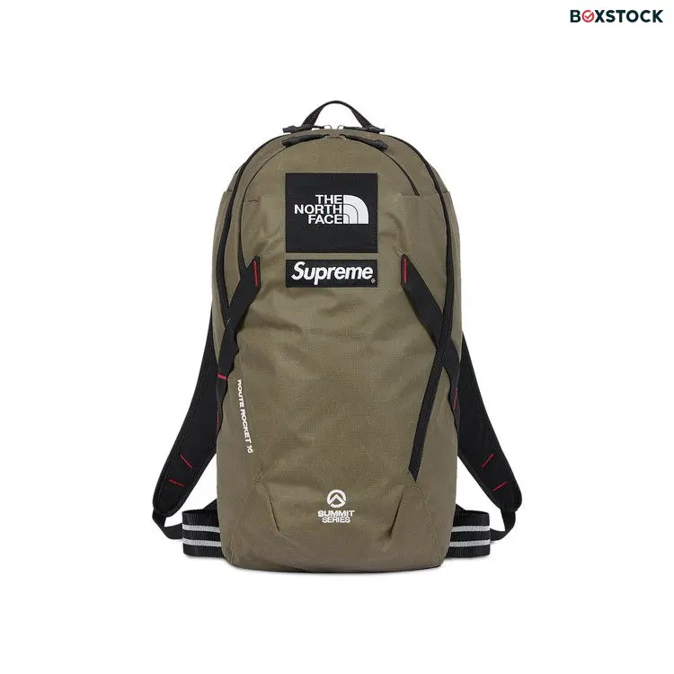 Supreme x The North Face Summit Series Outer Tape Seam Route Rocket Backpack 'Olive' Green Spring/Summer 2021