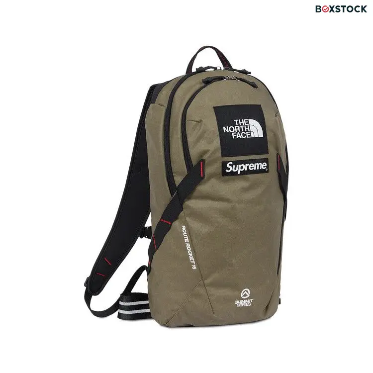 Supreme x The North Face Summit Series Outer Tape Seam Route Rocket Backpack 'Olive' Green Spring/Summer 2021