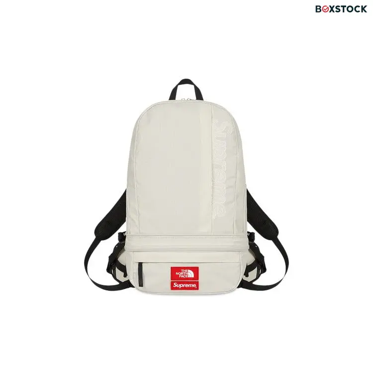 Supreme x The North Face Trekking Convertible Backpack + Waist Bag 'Stone' Grey Spring/Summer 2022