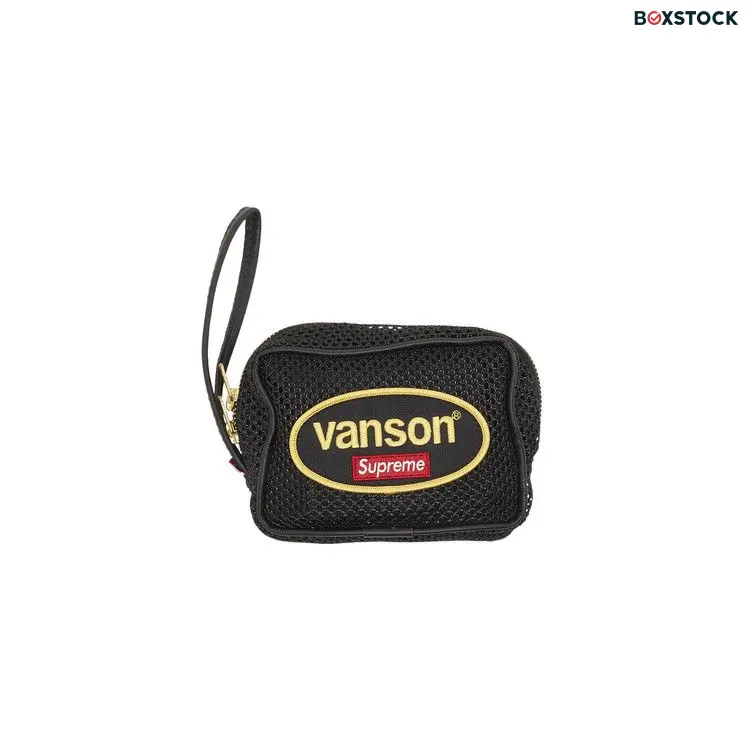 Supreme x Vanson Leathers Cordura Mesh Wrist Bag 'Black' Spring/Summer 2022