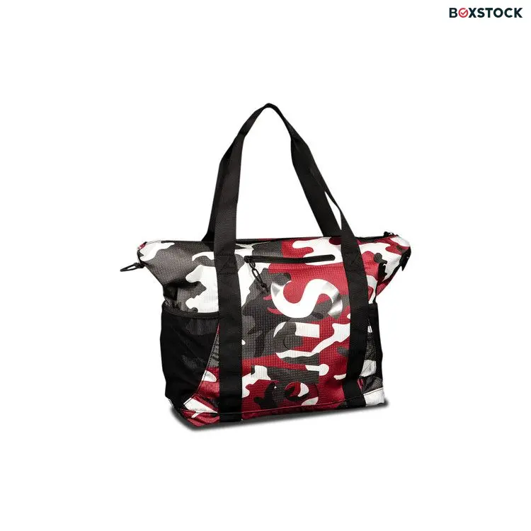 Supreme Zip Tote 'Red Camo' Spring/Summer 2021