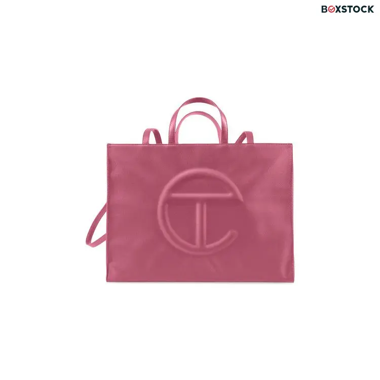 Telfar Large Shopping Bag 'Corned Beef' Pink