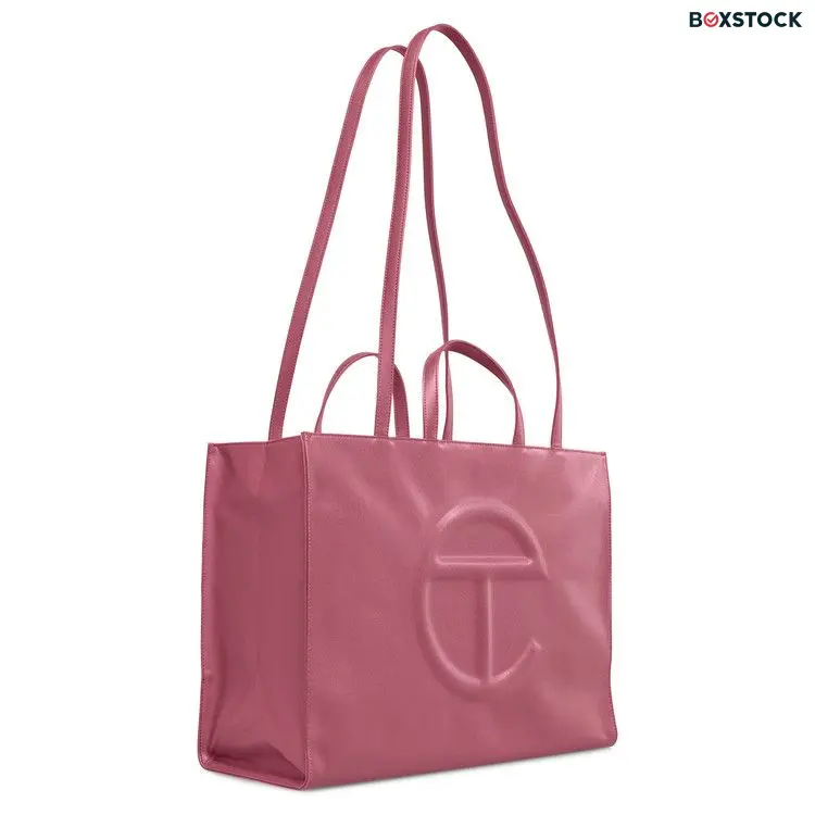Telfar Large Shopping Bag 'Corned Beef' Pink