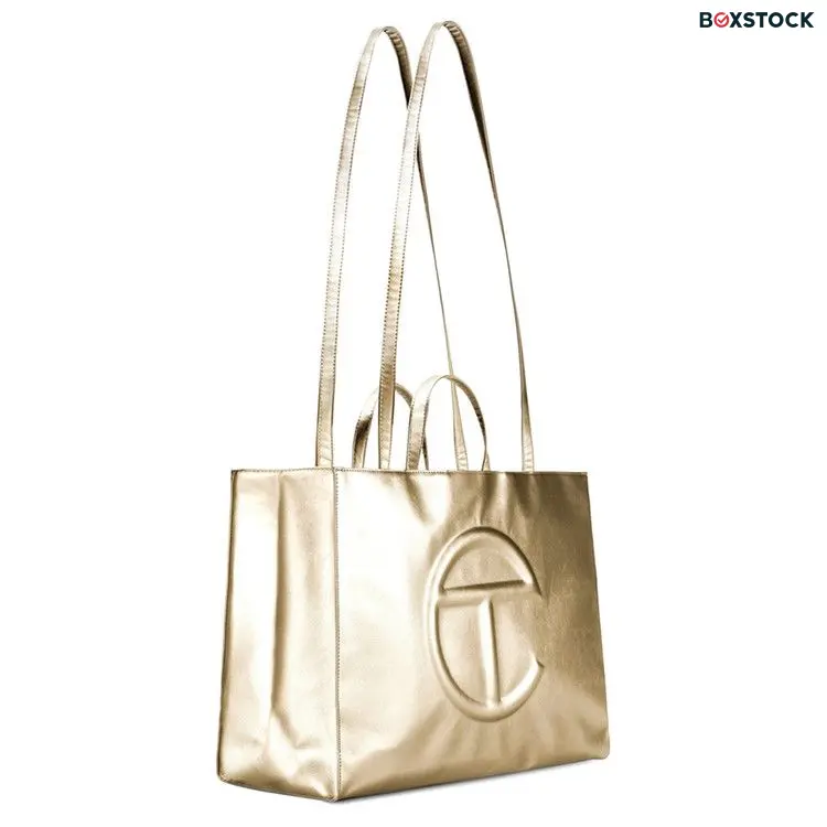 Telfar Large Shopping Bag 'Gold'