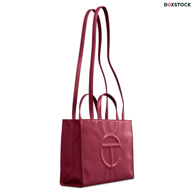 Telfar Medium Shopping Bag 'Oxblood' Red