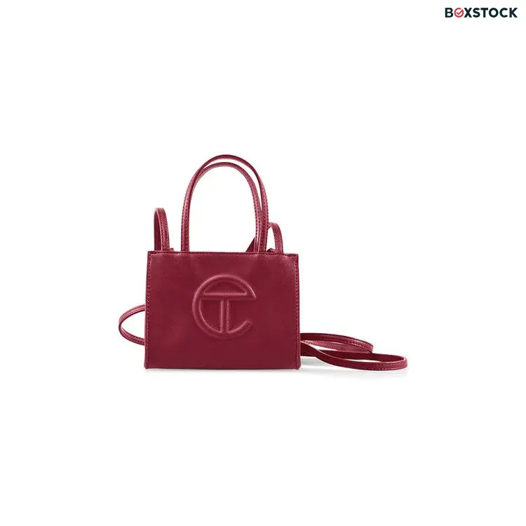 Telfar Small Shopping Bag 'Oxblood' Red
