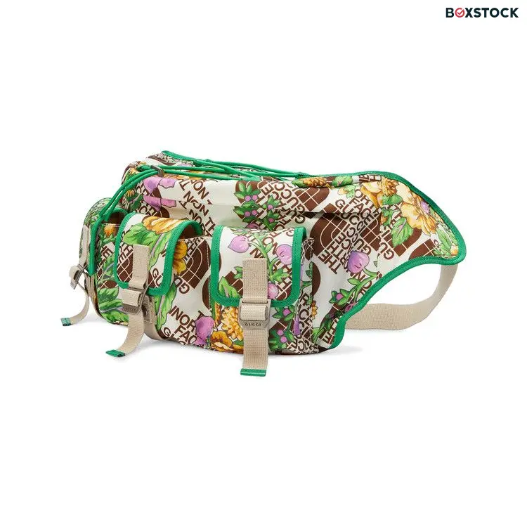 The North Face x Gucci Utility Beltpack 'Floral Green' Multi-Color Spring/Summer 2021